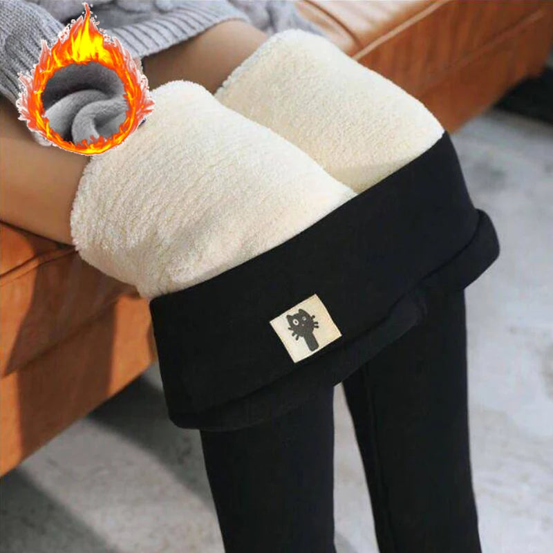 High Waist Skinny Tights Thermal Pants Warm Legging