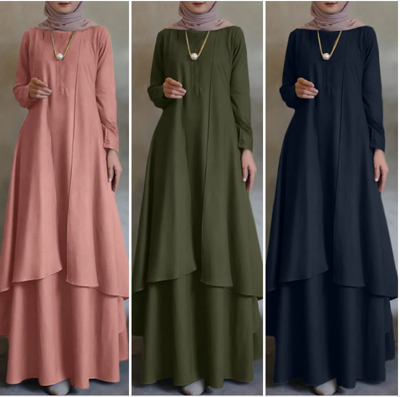 Women’s Dubai Turkey Abaya Hijab Dress (Modest style dress)