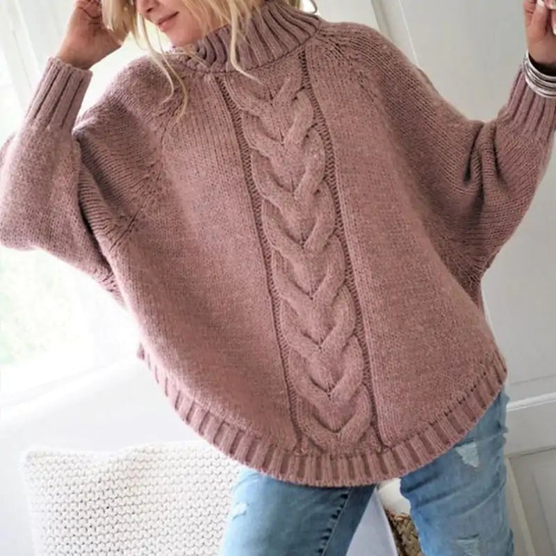 Stylish knitted sweater for cold days