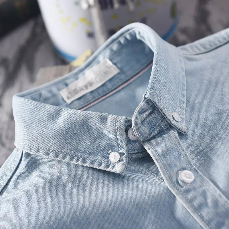 Cotton Denim Shirt (Unisex)