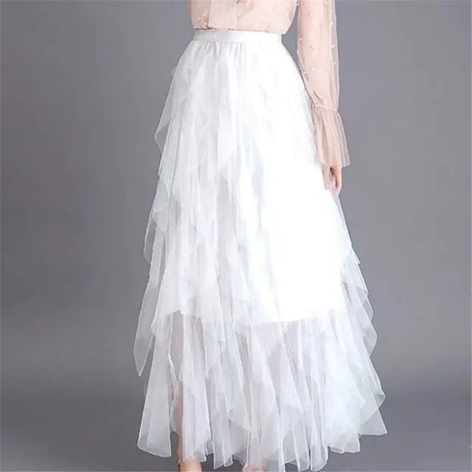 Party-Ready Long Midi Skirt Elegance