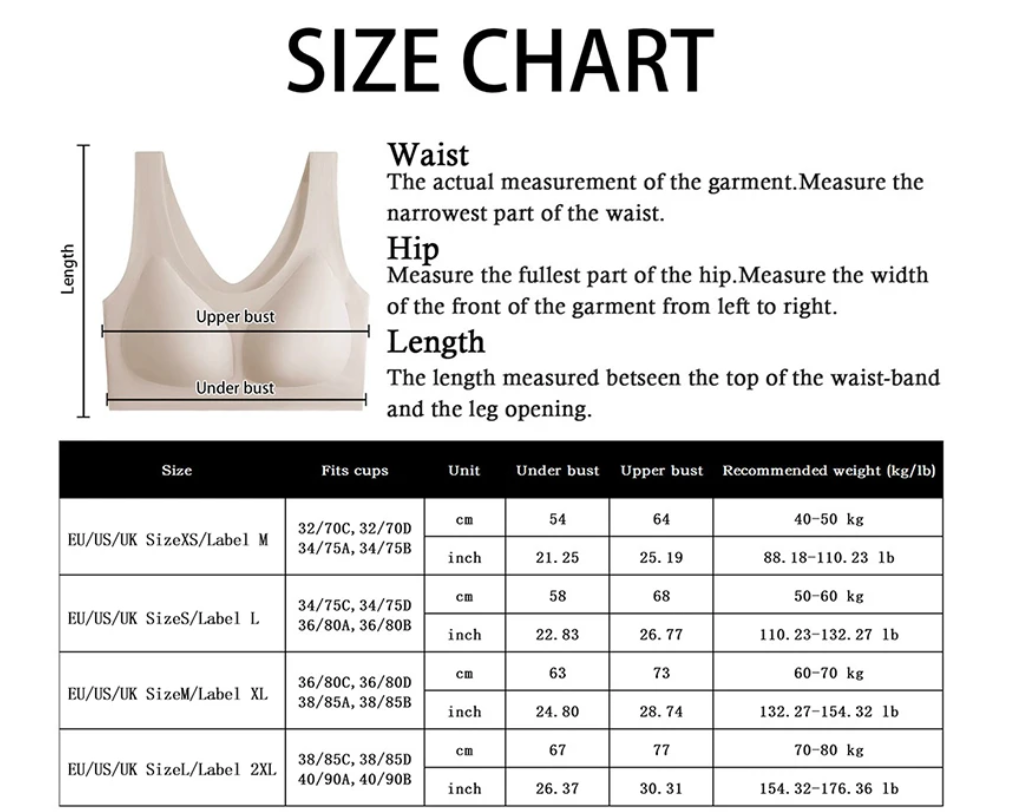 Fashion Seamless Bra