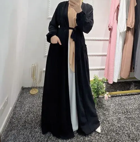 Marocain Islam Clothing Abaya open Dress (Modest style dress)