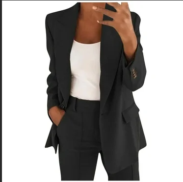 Casual Long Sleeve Business Suit