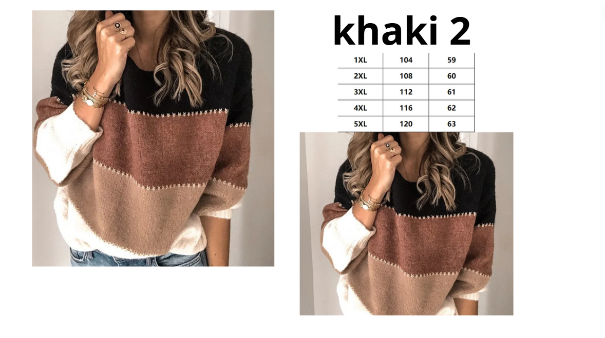 Women's Sweater With Half-high Collar