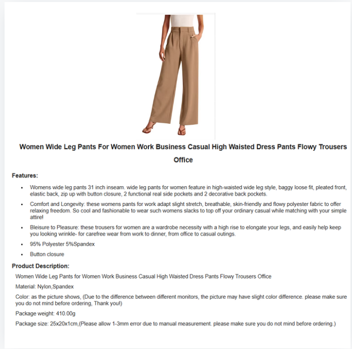 Chic Commuter Wide-Leg Trousers with Pockets - Slimming High-Waist Design