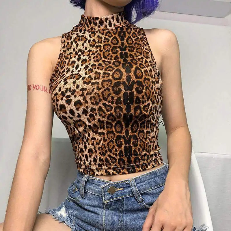 Juno Leopard Tank Top