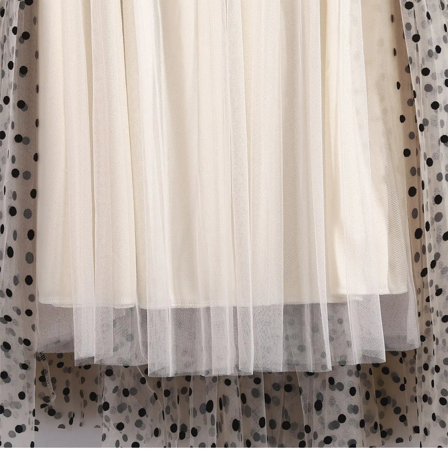 Polka Dot Tulle Skirt