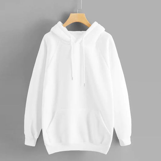 Women's Casual Solid Hoodie With Pockets