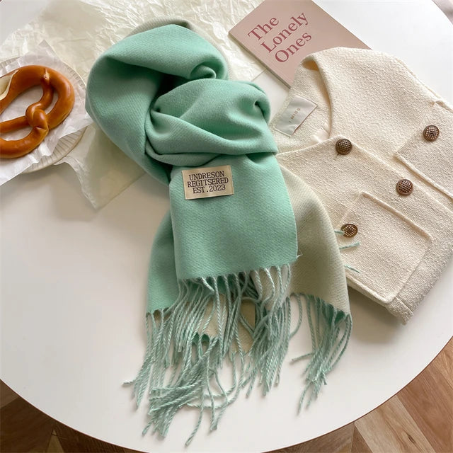 Woolen Yarn Skinny Winter Neckerchief