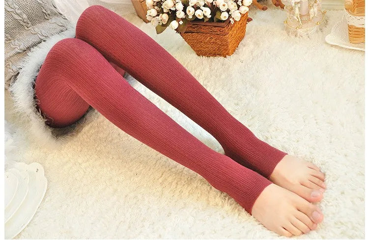 Thicken Warm Twist Striped Woman tights Autumn Winter Pantyhose