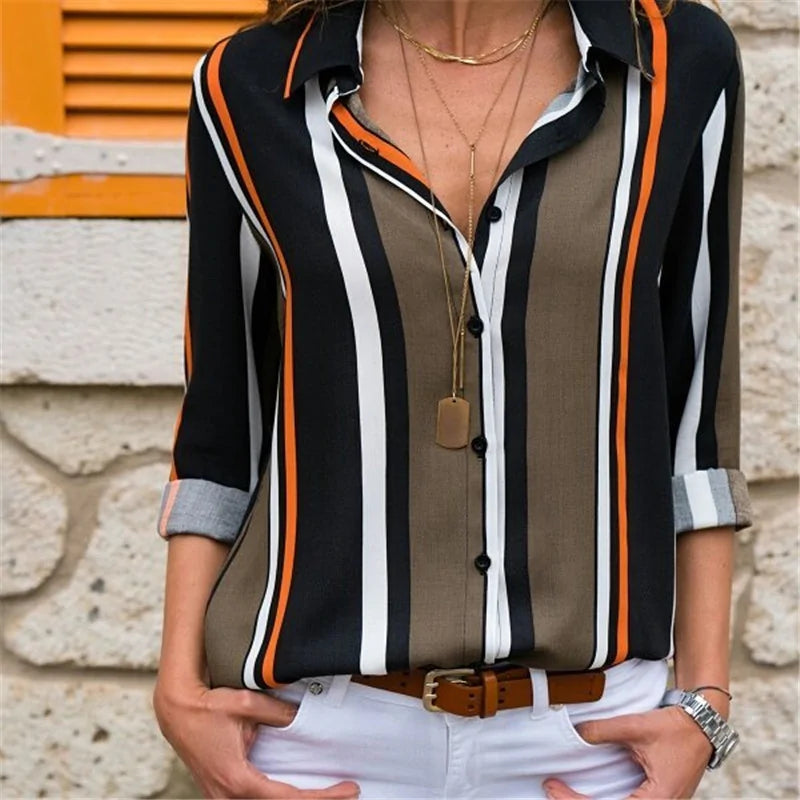 Flowy, classic, long-sleeve blouse, super versatile