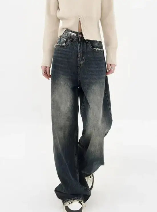 Loose Wide Leg Baggy Jeans