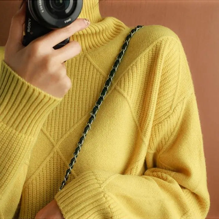 Turtle Neck Pullover Sweater