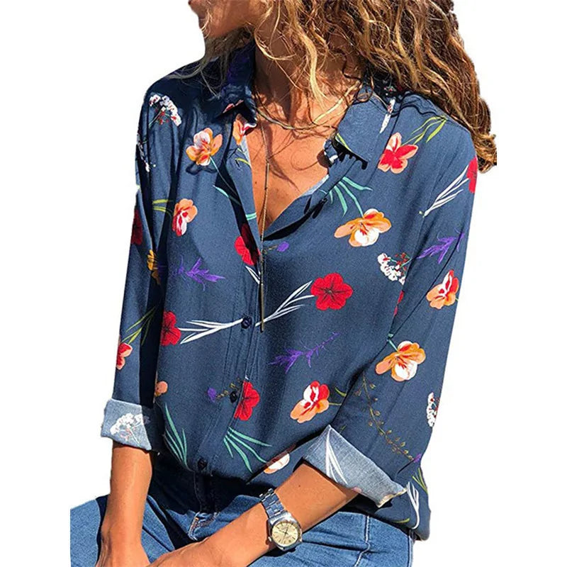 Flowy, classic, long-sleeve blouse, super versatile