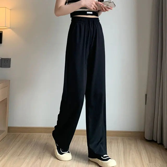 Women's Chic Vintage High Straight Pants