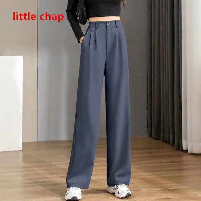 Women's Chic Vintage High Straight Pants