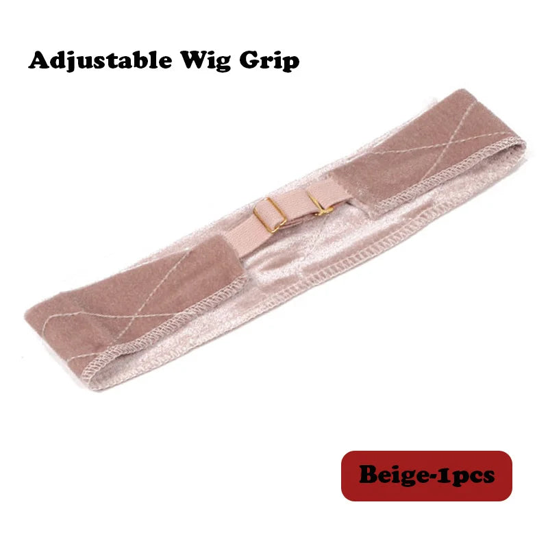 No Slip Wig Grip Headband With Adjustable Elastic Band Soft Velvet Wig Band