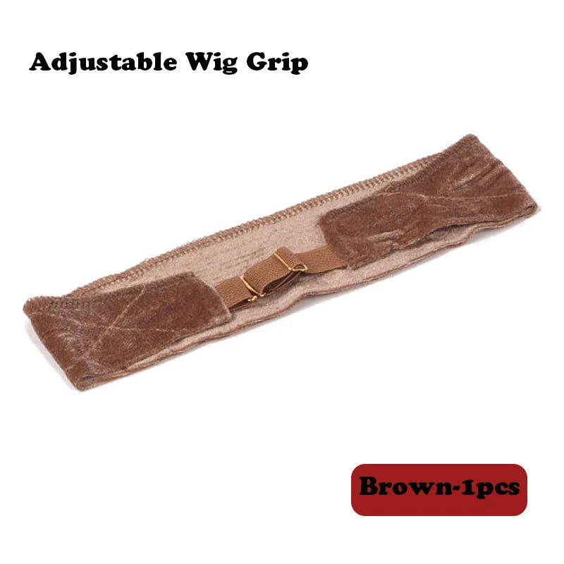 No Slip Wig Grip Headband With Adjustable Elastic Band Soft Velvet Wig Band