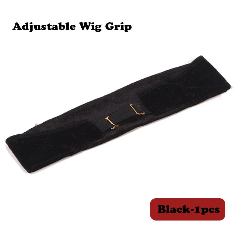 No Slip Wig Grip Headband With Adjustable Elastic Band Soft Velvet Wig Band