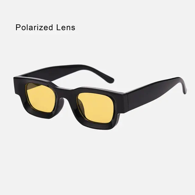 Vintage Polarized Rectangle Sunglasses