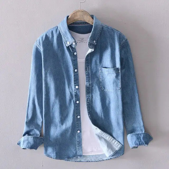 Cotton Denim Shirt (Unisex)