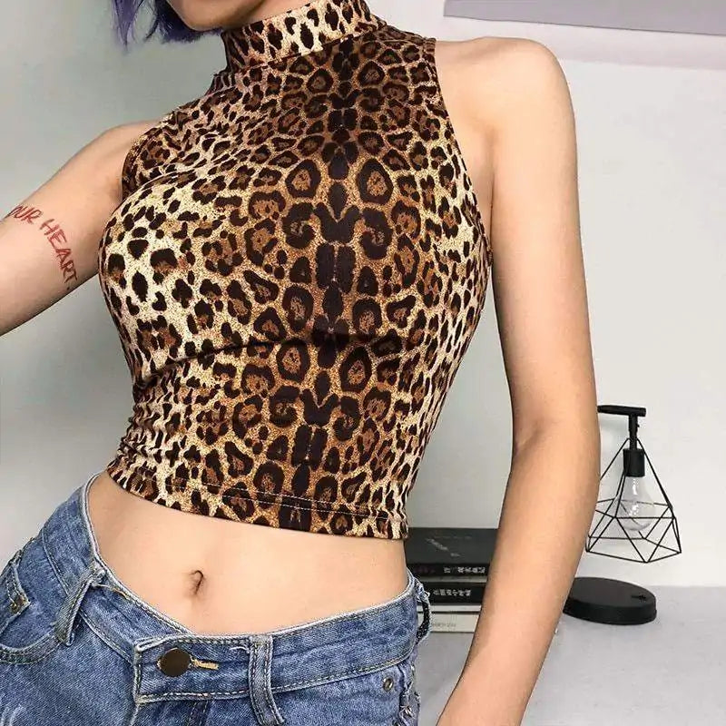 Juno Leopard Tank Top