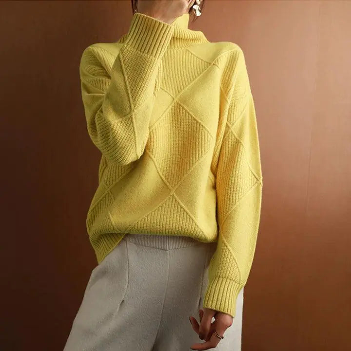 Turtle Neck Pullover Sweater