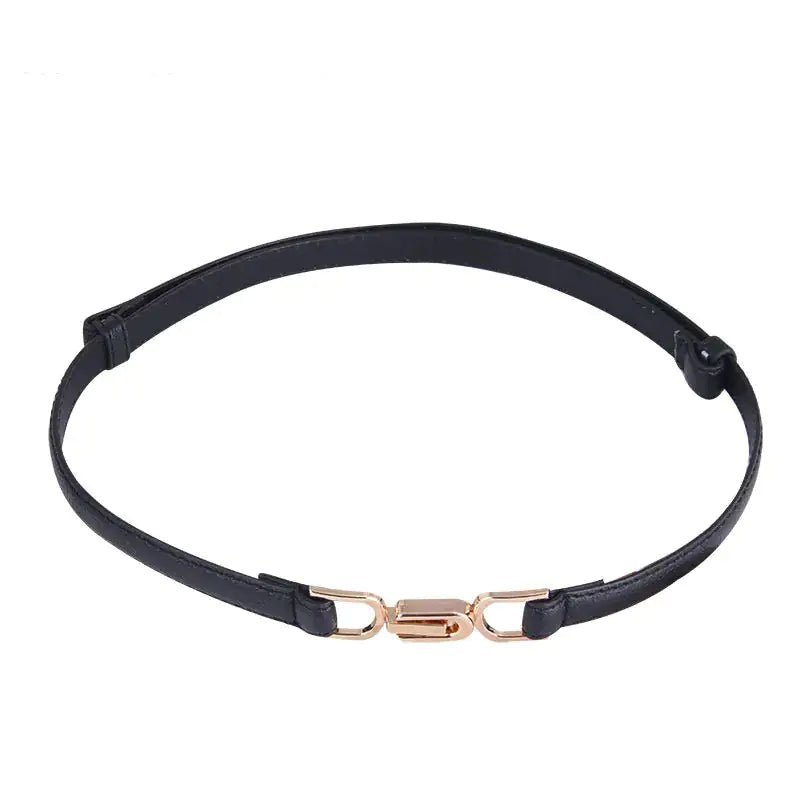 Adjustable Leather Belt - Timeless Beauty:Modest style for women of all ages