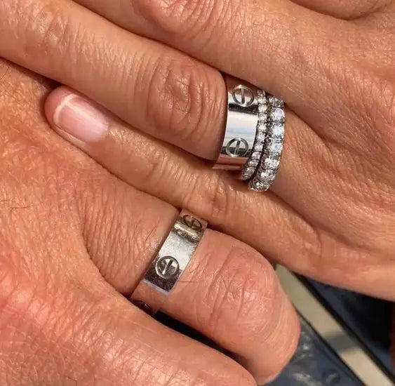 Stainless Steel Couple Rings