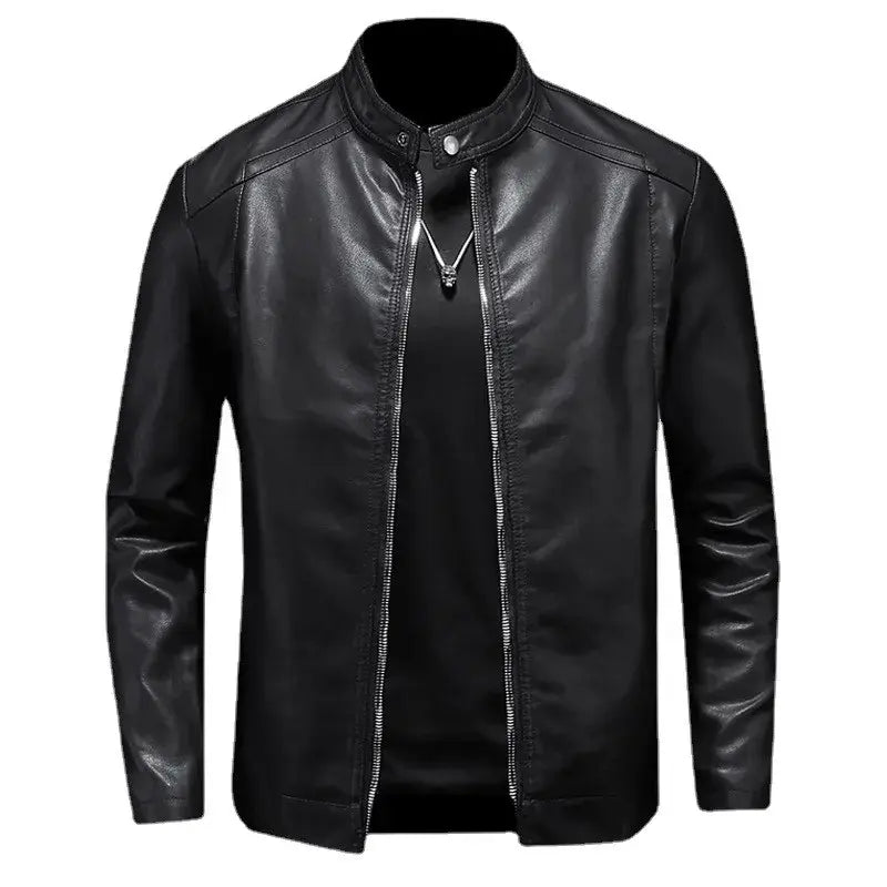 Autumn Leather Jacket. Unisex - Timeless Beauty:Modest style for women of all ages