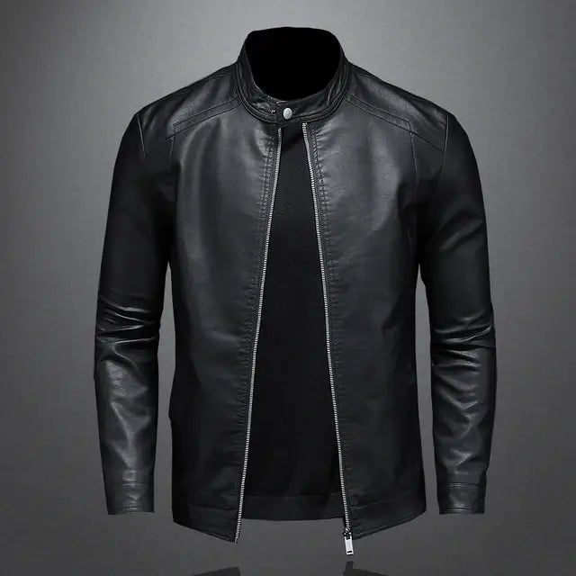 Autumn Leather Jacket. Unisex - Timeless Beauty:Modest style for women of all ages