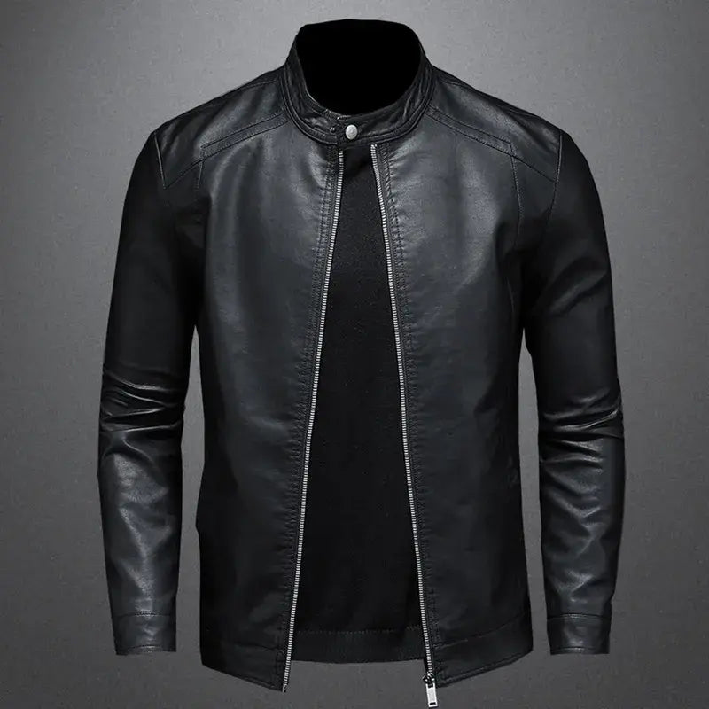 Autumn Leather Jacket. Unisex - Timeless Beauty:Modest style for women of all ages