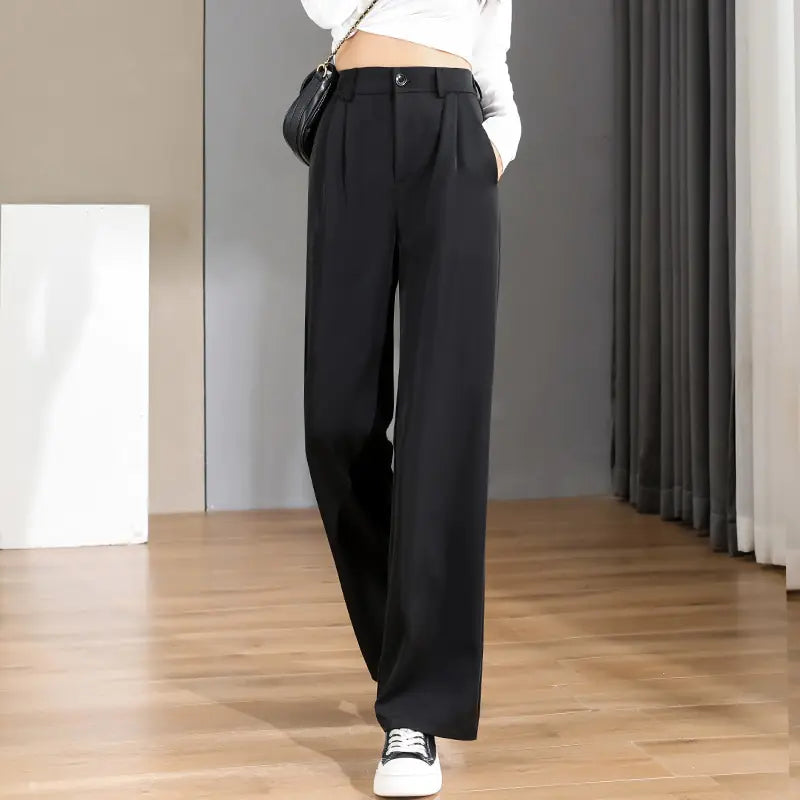 Women's Chic Vintage High Straight Pants