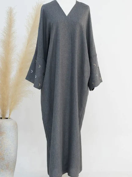 Modern Style Abaya Maxi Dress . Modest style