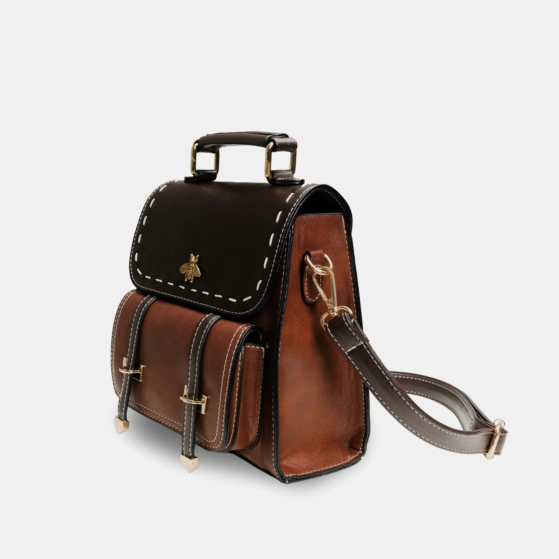 Bumblebee Leather Backpack - "Timeless Beauty"Modest style for women of all faiths and ages