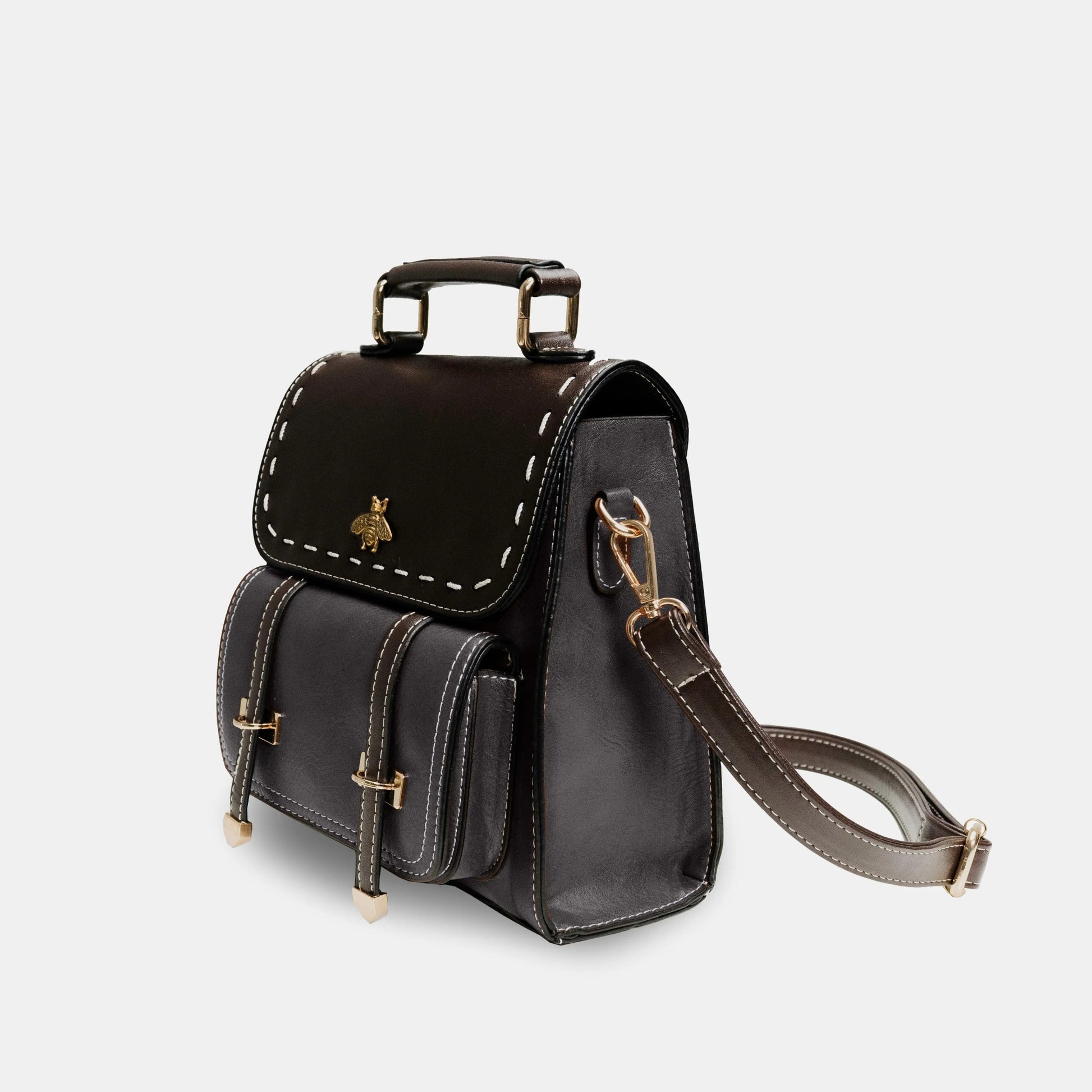 Bumblebee Leather Backpack - "Timeless Beauty"Modest style for women of all faiths and ages