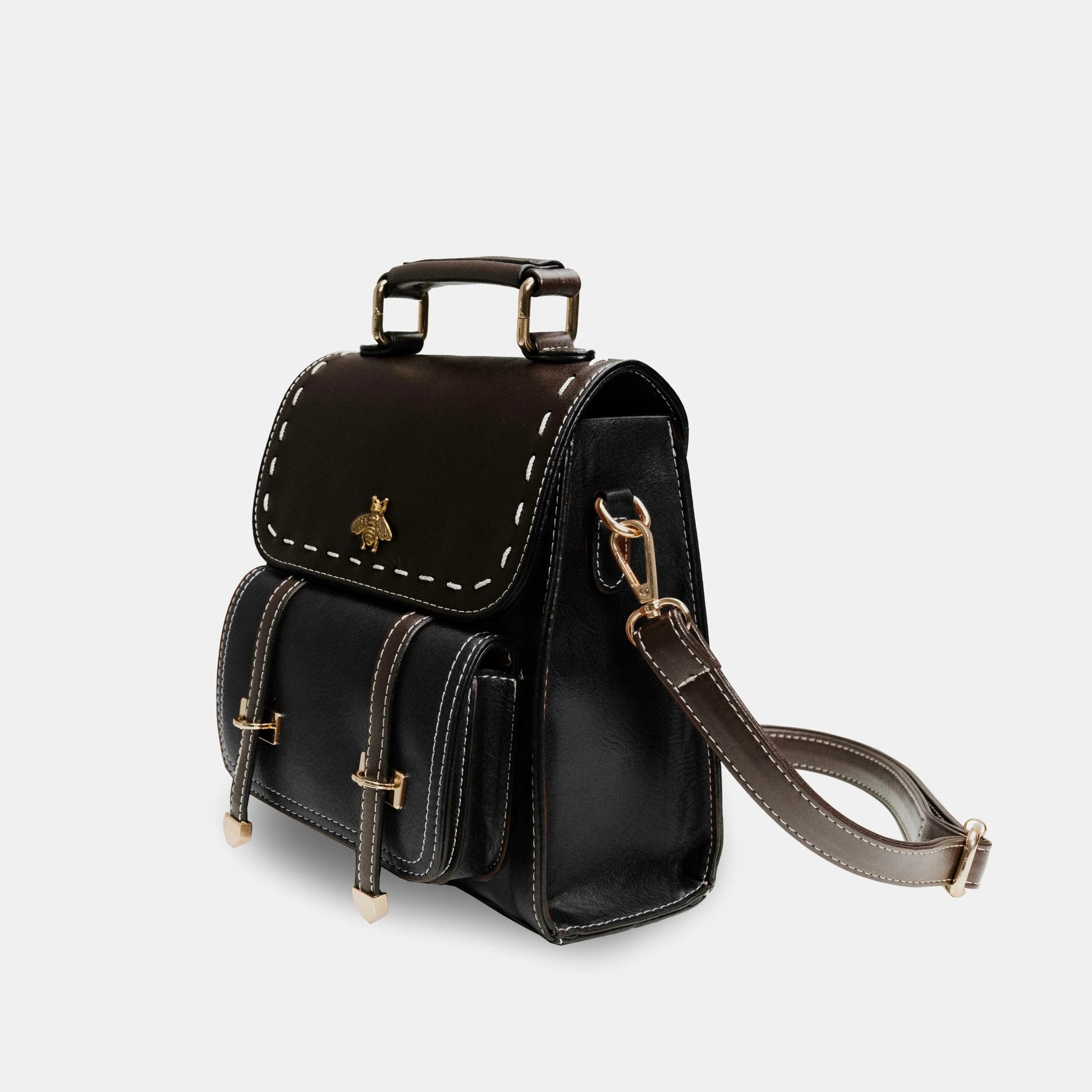 Bumblebee Leather Backpack - "Timeless Beauty"Modest style for women of all faiths and ages