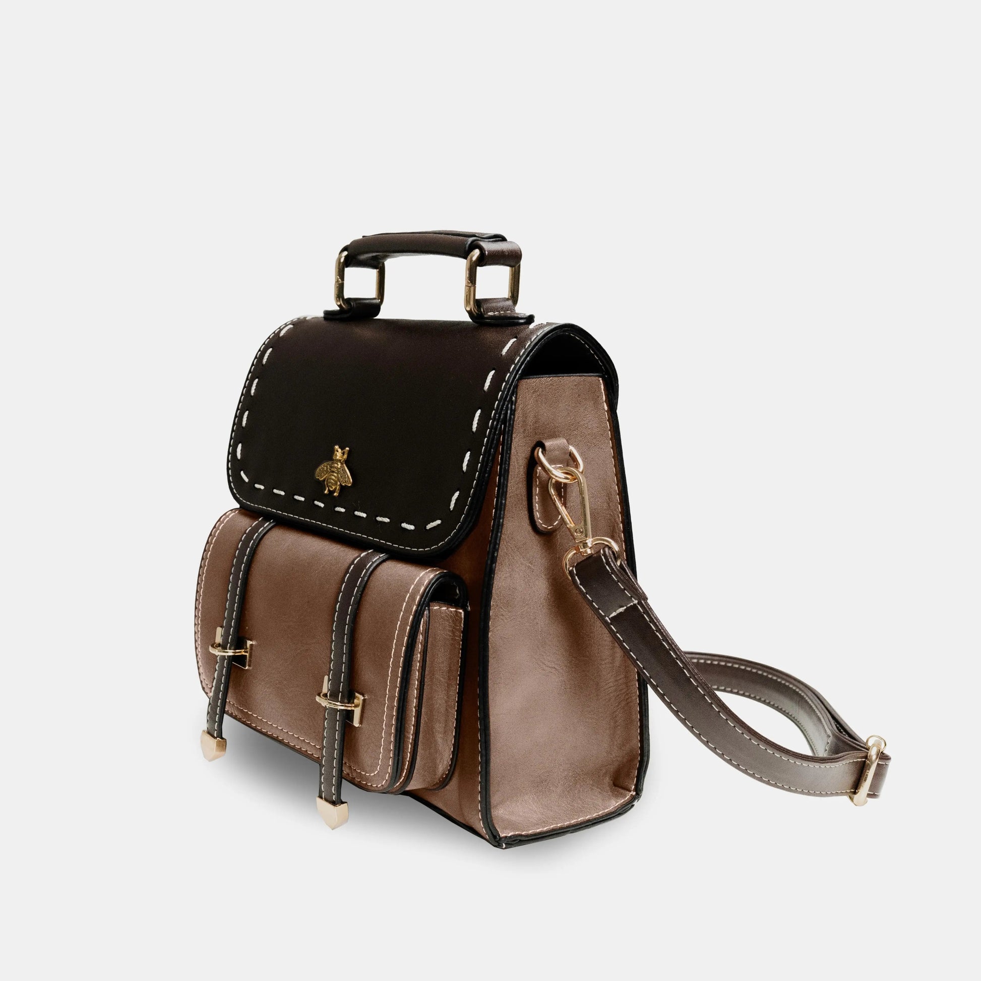 Bumblebee Leather Backpack - "Timeless Beauty"Modest style for women of all faiths and ages