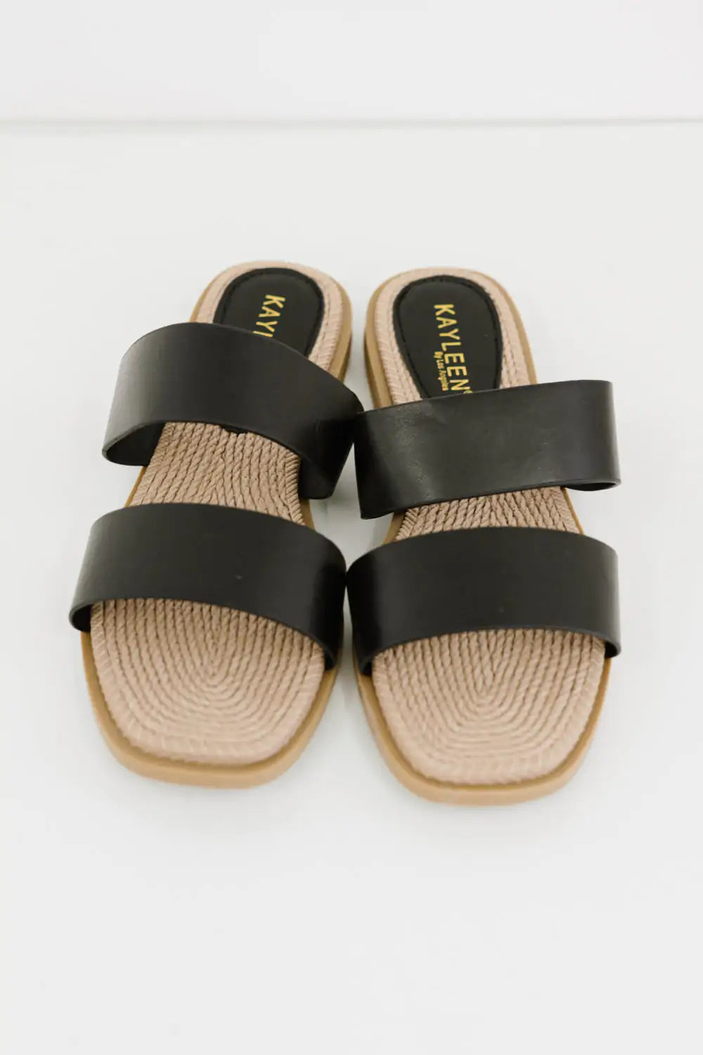 Strappy Slide-On Flip Flop Sandals