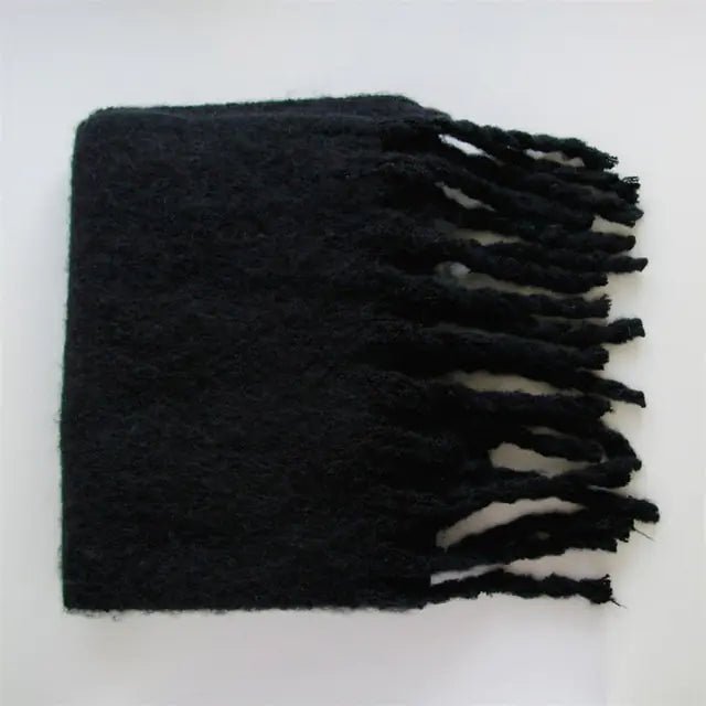 Cashmere Winter Scarf with Tassels - "Timeless Beauty"Modest style for women of all faiths and ages