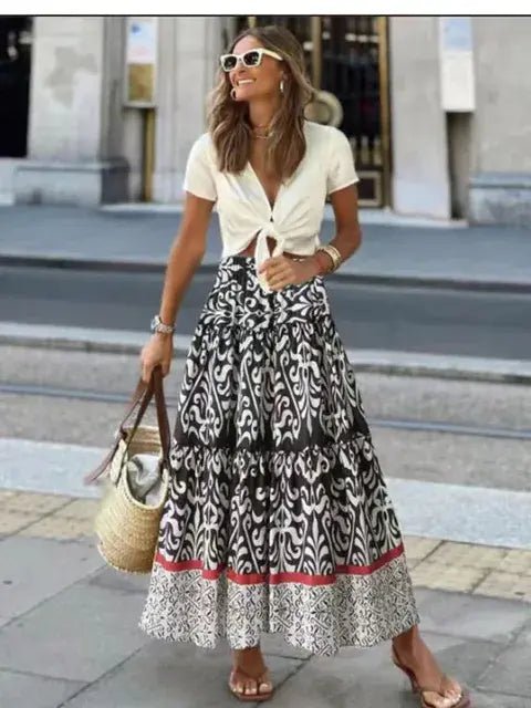 Casual All Match Boho Maxi Skirt - "Timeless Beauty"Modest style for women of all faiths and ages