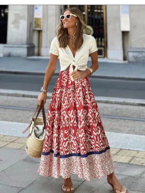 Casual All Match Boho Maxi Skirt - "Timeless Beauty"Modest style for women of all faiths and ages