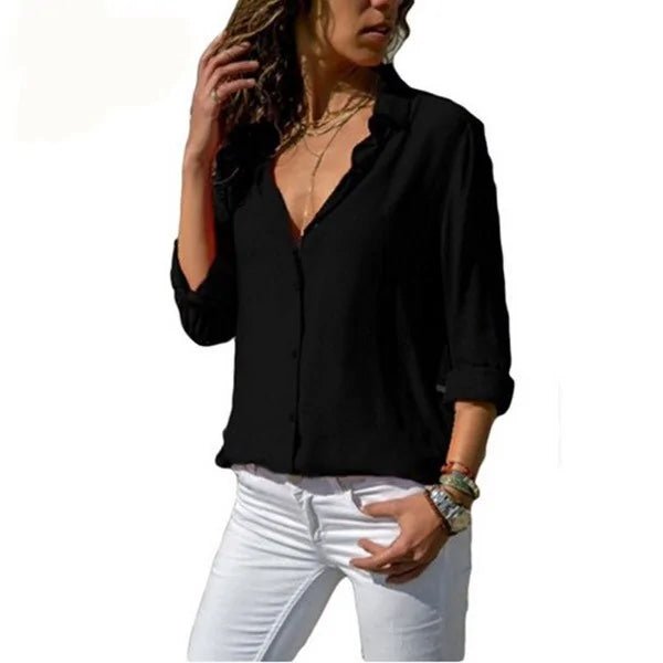 Classic Blouses long sleeves and Short sleeves solid color - "Timeless Beauty"Modest style for women of all faiths and ages