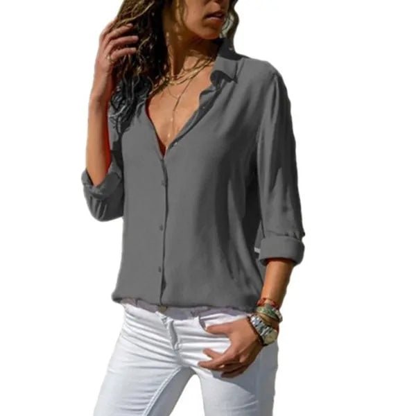 Classic Blouses long sleeves and Short sleeves solid color - "Timeless Beauty"Modest style for women of all faiths and ages