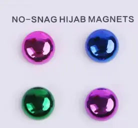 4Pcs/Set Round Hijab Pins