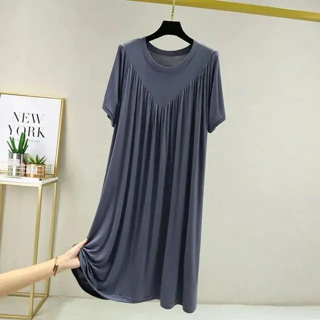 Summer Modal Loose Thin Short Sleeve