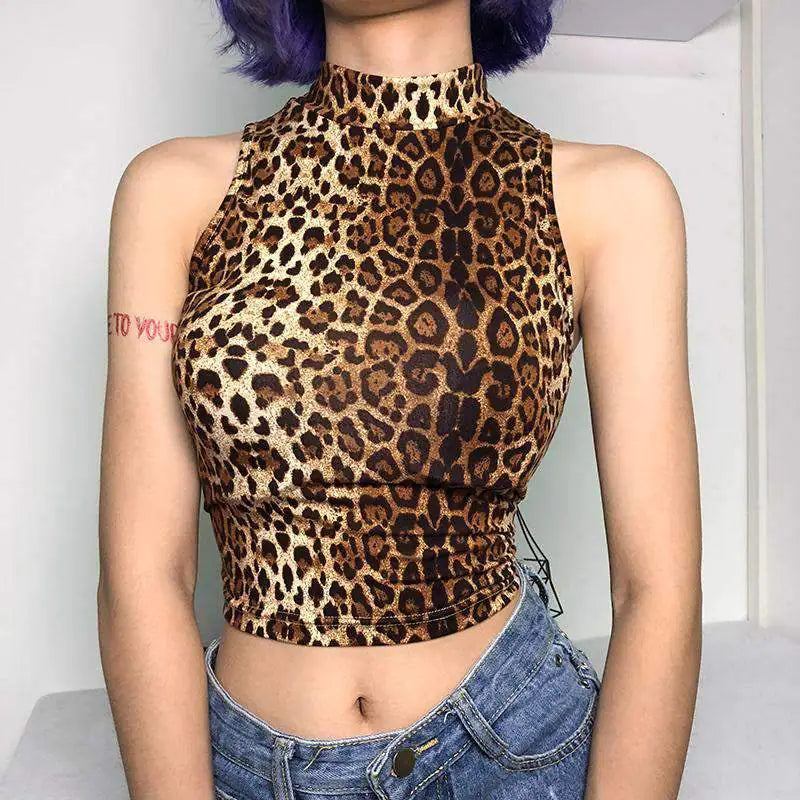 Juno Leopard Tank Top